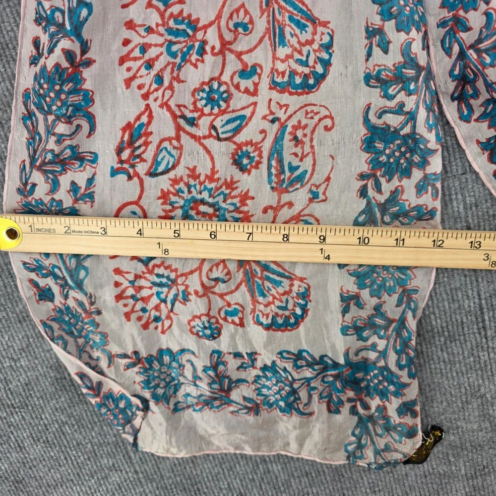 Hand Printed India lightweight silk